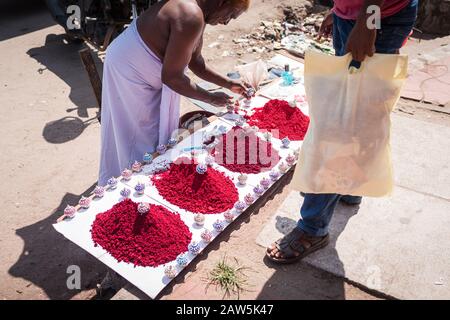 Images showing the streets and scenes of the southern Indian state of Kerala. Stock Photo