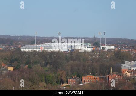 Emerald Headingley Stadium that is home to Leeds Rhinos & Yorkshire Cricket Stock Photo