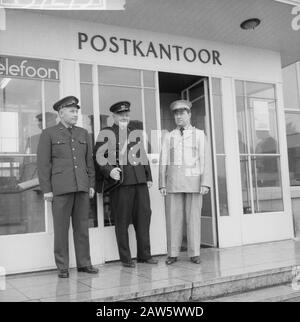 New uniform for PTT (old-current-new) Date: April 4, 1962 Keywords: uniforms Institution Name: PTT Stock Photo