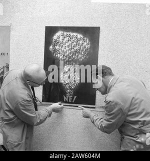 Political posters from Czechoslovakia Museum: nuke pillar of skulls Date: September 30, 1965 Location: Amsterdam Keywords: posters, exhibitions Stock Photo