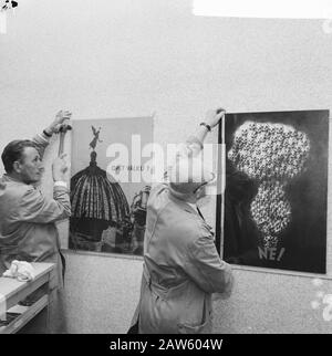 Political posters from Czechoslovakia Museum Date: September 30, 1965 Location: Amsterdam Keywords: posters, exhibitions Stock Photo