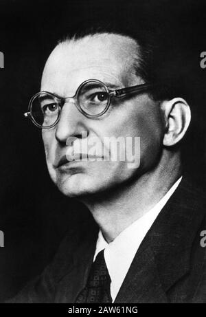 ALCIDE DE GASPERI (1881-1954) Italian statesman and eight times Prime ...