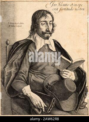 1650 ca, GREAT BRITAIN : The british English classical scholar, publisher and collector of books JOHN PRICE aka PRICAEUS ( c.1602 – 1676 ) . Portrait Stock Photo