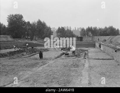 normalization of streams, digging and filling in trenches Date: undated Keywords: digging and filling in trenches, normalization of streams Stock Photo