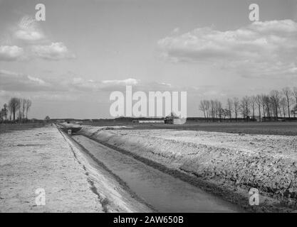 normalization of streams, digging and filling in trenches Date: undated Keywords: digging and filling in trenches, normalization of streams Stock Photo