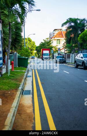 Singapore, April, 2019. Cityscape of Katong at daytime, also known as Tanjong Katong, is a residential neighbourhood in the eastern portion of the Cen Stock Photo