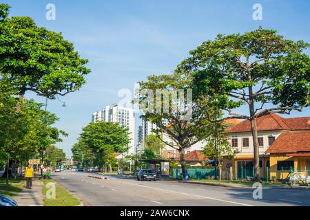 Singapore, April, 2019. Cityscape of Katong at daytime, also known as Tanjong Katong, is a residential neighbourhood in the eastern portion of the Cen Stock Photo