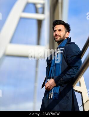 Man standing outdoors Stock Photo