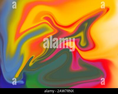 abstract painting colorful background illustration Stock Photo