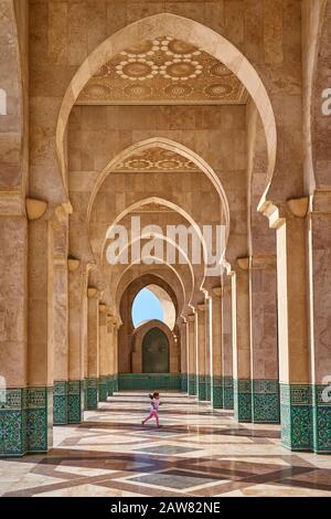 Hassan II Mosque, Casablanca, Morocco Stock Photo