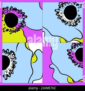 Floral pattern, can use be for shawl, decor, fabric. Stock Vector