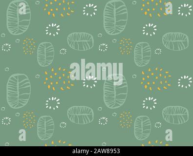 Seamless abstract fruit and vegetables vegetarian food pattern, Stock Vector