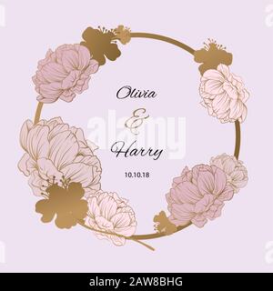 Trendy Flower Vector Design. Stock Vector