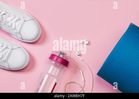 Trendy teenager water bottle headphones hi-res stock photography and images  - Alamy