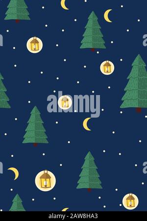 Camping tents, trees, lakes, meadow, and mountains. Gypsy tents. Stock Vector