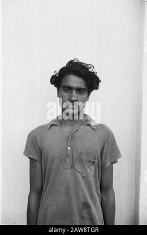 Prisoner of British Indians and Japs  Medan. One of North Sumatra captured Indian deserters: Baschattar Singh of the 15th Indian Corps Date: August 1, 1947 Location: Indonesia, Dutch East Indies, Sumatra Stock Photo