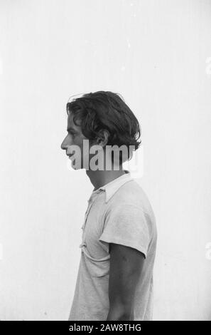 Prisoner of British Indians and Japs  Medan. One of North Sumatra captured Indian deserters: Surajpal Singh of the 15th Indian Corps Date: August 1, 1947 Location: Indonesia, Dutch East Indies, Sumatra Stock Photo