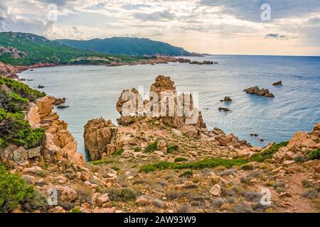 Costa Paradiso, rocky landscape - Island Sardinia, Italy Stock Photo