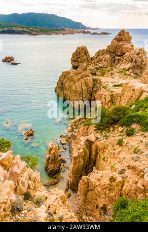 Costa Paradiso, rocky landscape - Island Sardinia, Italy Stock Photo