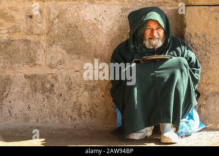 Homeless in Essaouira, Morocco Stock Photo