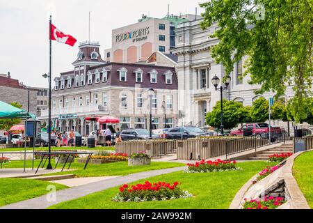 Confederation Park in downtown Kingston Ontario Canada Stock Photo