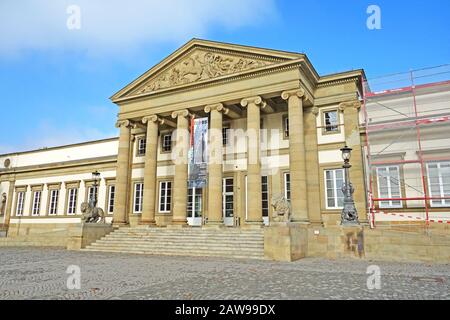 Stuttgart, Germany - November 1, 2015: Schloss Rosenstein (Castle Rosenstein) - museum of natural history Stock Photo