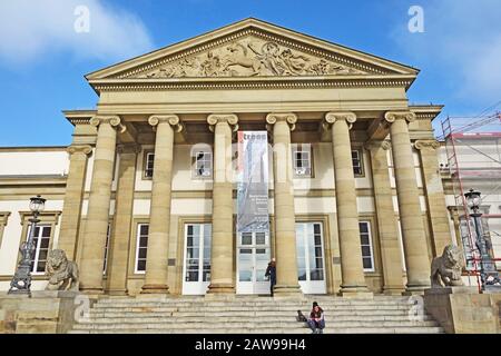 Stuttgart, Germany - November 1, 2015: Schloss Rosenstein (Castle Rosenstein) - museum of natural history Stock Photo