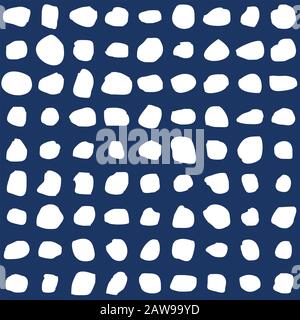 Seamless pattern of irregular shapes. Fascinating background for textiles, surface, clothes, wallpaper, site backdrop. Eps file, vector image. Stock Vector