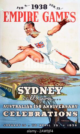 EMPIRE GAMES 1938 in Sydney Stock Photo