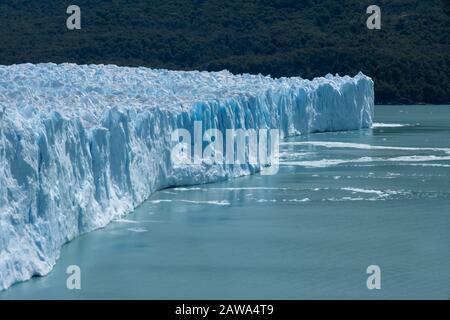 Perito Moreno Glacier, Los Glaciares National Park , Santa Cruz Province, Argentina. One of the most important tourist attractions in Argentinian Pata Stock Photo