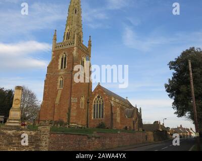 All Saints' Church Braunston village Northamptonshire Northants England ...