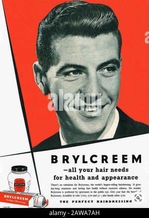 Brylcreem fifties 1950's 1950s hi-res stock photography and images - Alamy