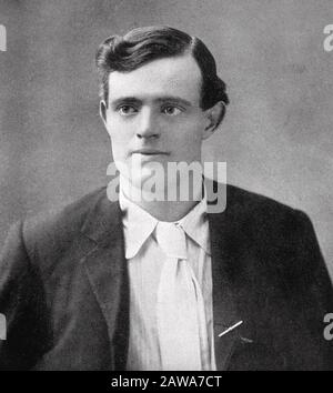 JACK LONDON (1876-1916) American novelist and journalist about 1905 Stock Photo