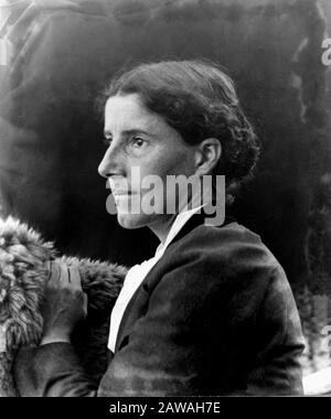 1900 ca , USA: The american Suffraggist , social activist , novelist , woman writer and poet  CHARLOTTE PERKINS GILMAN ( 1860 - 1935 ). Celebrated for Stock Photo