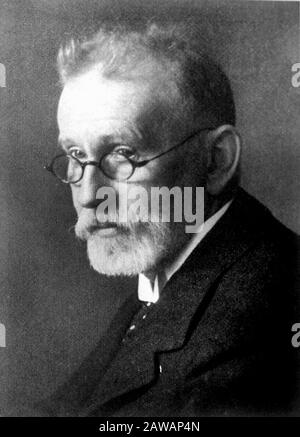 1908 ca , GERMANY  : The German physician and scientist  Paul Ehrlich ( 1854 - 1915 ), worked in the fields of hematology, immunology, and antimicrobi Stock Photo