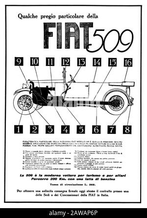 1925 , ITALY : The italian car industry FIAT ( F.I.A.T. Fabbrica