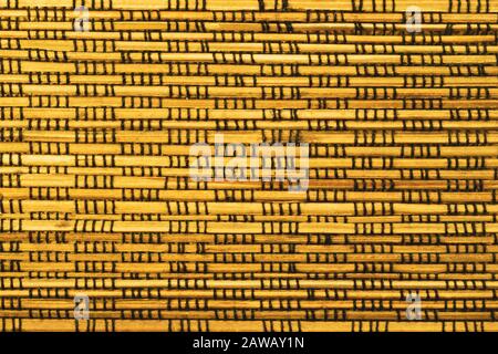 Bamboo texture background. weaving wooden pattern texture Stock Photo