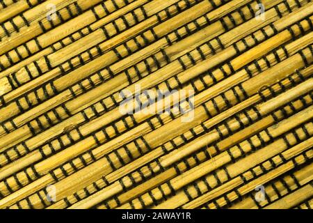 Bamboo texture background. weaving wooden pattern texture Stock Photo