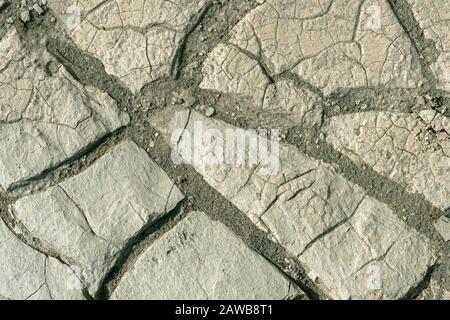 Abstract rock and gravel texture close up Stock Photo
