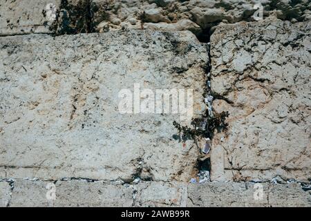 Variety of beautiful  landscapes of Jerusalem in Israel like western wall, Jerusalem, old city, city of David, good for travel Stock Photo