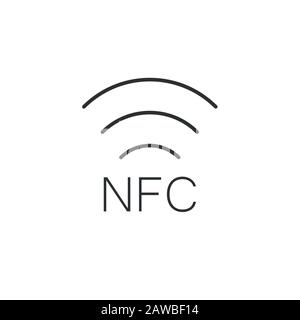 Tap to pay vector icon illustration. Modern contactless symbol icon. Ui Ux. Premium quality. vector eps 10 Stock Vector
