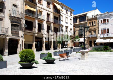The Plaza de Andalucia (Main Square), Ubeda, Andalucia, Spain. Stock Photo
