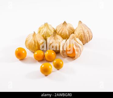 Golden Strawberry (Physalis) exotic fruits