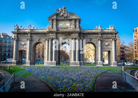 MADRID PUERTA DE ALCALAR Stock Photo