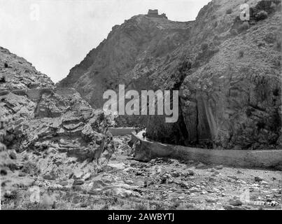 Photograph taken in 1930 by ERNEST B. SCHOEDSACK of the KHYBER PASS taken on expedition to film Location Footage in India for proposed movie from the book THE LIVES OF A BENGAL LANCER by Francis Yeats Brown Paramount Pictures Stock Photo