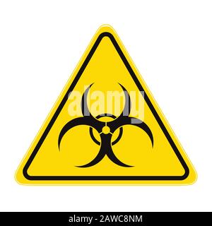 the warning signs, Bio hazard, Virus Stock Vector