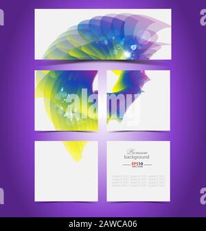 Colorful art template background Stock Vector