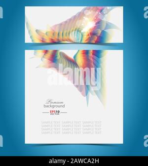 Colorful art template background Stock Vector