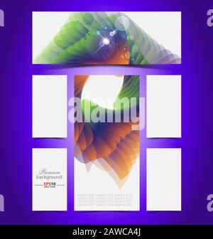 Colorful art template background Stock Vector