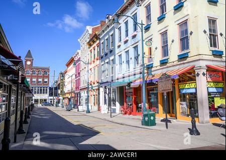 Architecture in Over-The-Rhine, Cincinnati, Ohio Stock Photo - Alamy